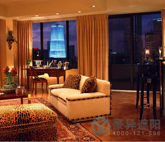 酒店电动窗帘,上海豪异遮阳,4000-121-696