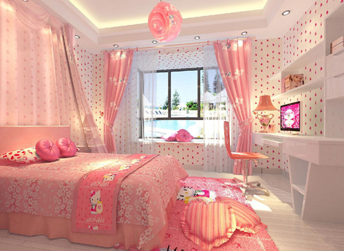 粉色窗帘,豪异遮阳,4000-121-696