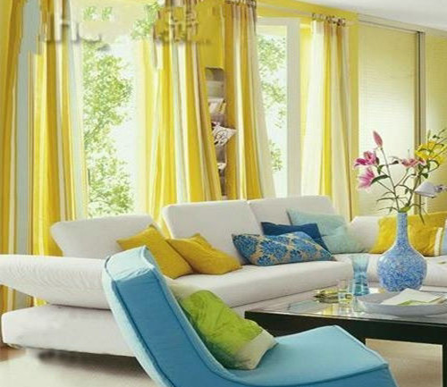 黄色窗帘,豪异遮阳,4000-121-696