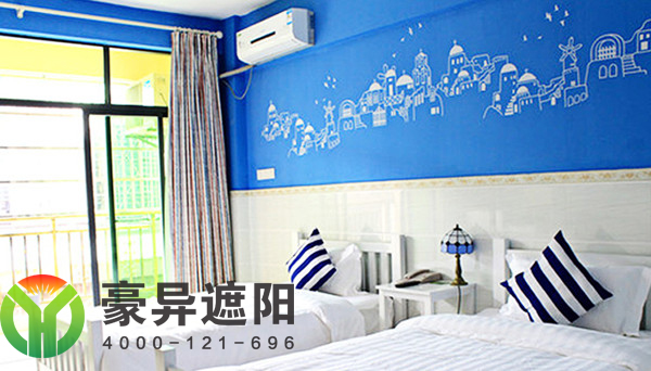 酒店电动窗帘,电动开合帘,豪异上海电动窗帘厂家,4000-121-696