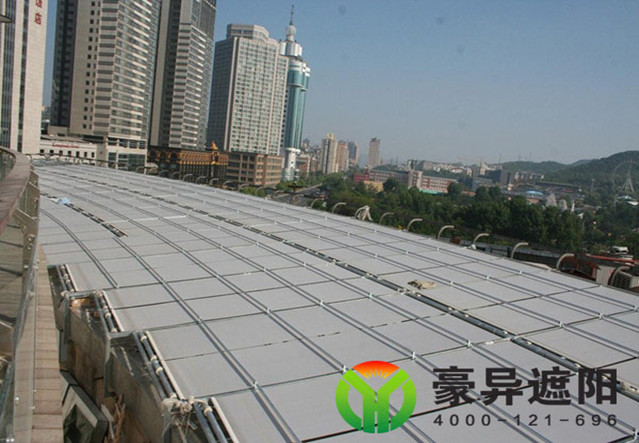玻璃顶电动遮阳帘,电动天棚帘,豪异上海电动遮阳帘厂家,4000-121-696