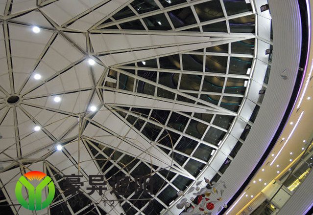 电动FTS天棚帘,商场玻璃顶电动遮阳帘,豪异上海电动天棚帘厂家,4000-121-696