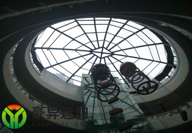 玻璃顶电动天棚帘,户外电动天幕,豪异上海电动天棚帘,4000-121-696