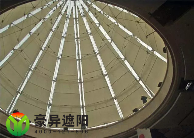 玻璃顶建筑遮阳,FTS电动天棚帘,豪异上海电动天棚帘,4000-121-696