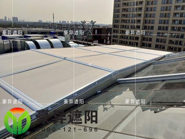 玻璃屋顶电动天棚帘,豪异遮阳,4000-121-494